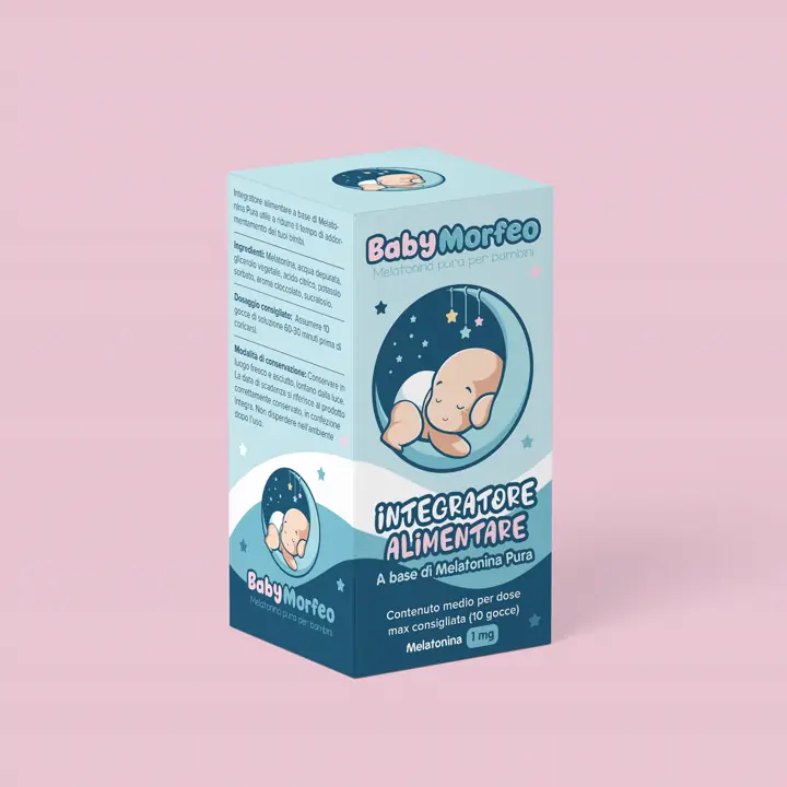 Дизайн упаковки: Коробка детского питания Baby Morfeo