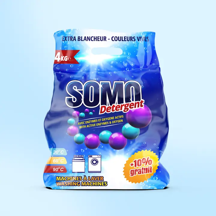 Дизайн упаковки: Пакет стирального порошка SOMO