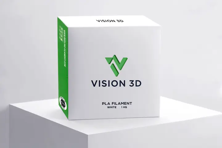 Дизайн упаковки: Коробка филамента VISION 3D